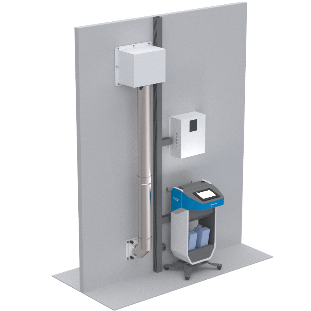 vue extérieure du sas - solutions intégrées Phileas Airlock